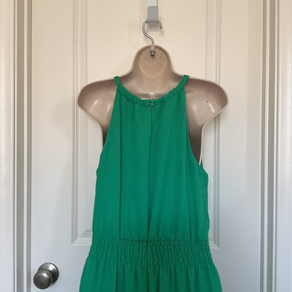 NWT Spense Summer Dress Lined Green Size 8 Women's Strap Maxi Halter Type - Picture 3 of 9